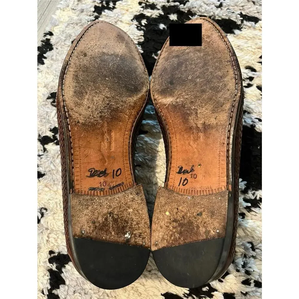 MEZLAN COZUMEL TASSEL MEN LOAFERS SIZE 10 MADE SPAIN GOOD PRE OWNED CONDITION!